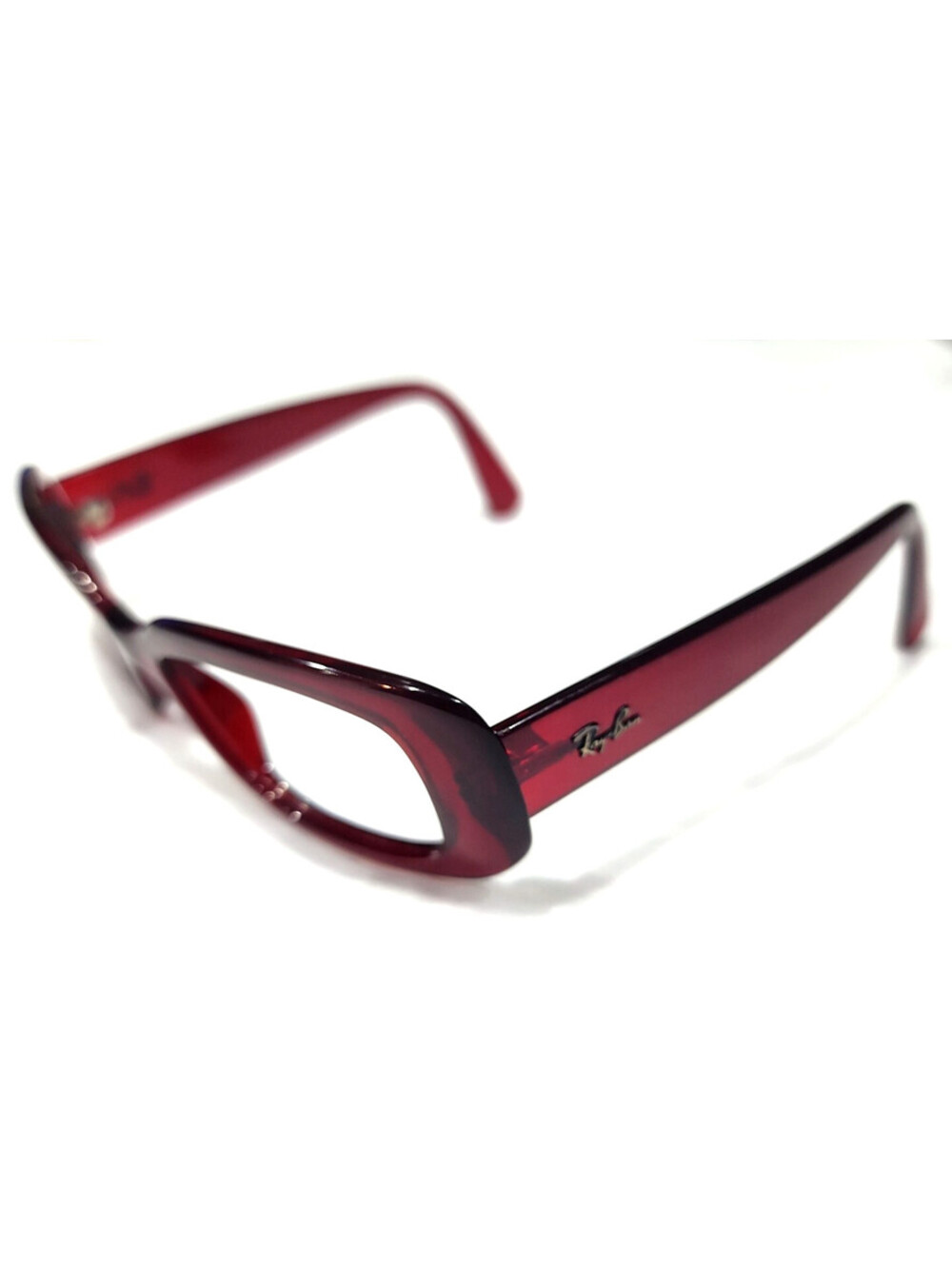 Ray Ban RB4122 735/8G No Lenses Red Square Sunglasses Frame Italy WOA